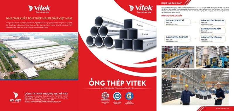 Thép ống mạ kẽm Vitek D88.3