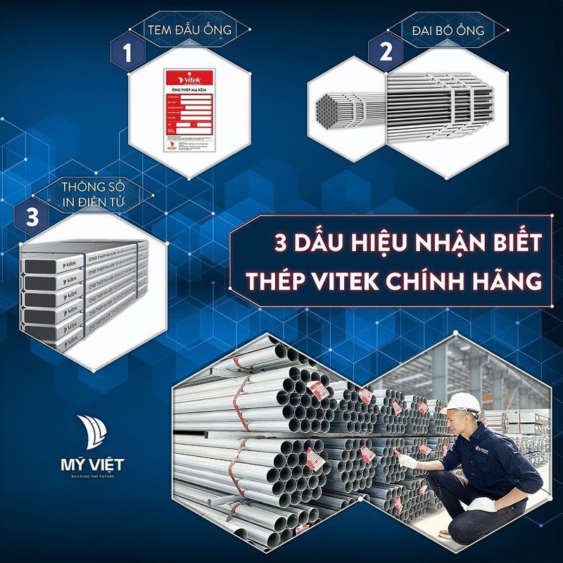 Thép ống mạ kẽm Vitek D26.65