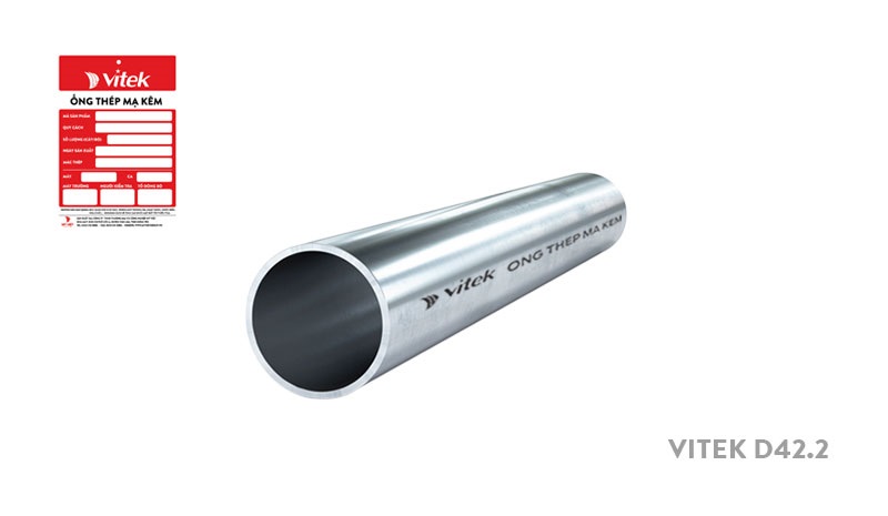 Thép ống mạ kẽm Vitek D42.2