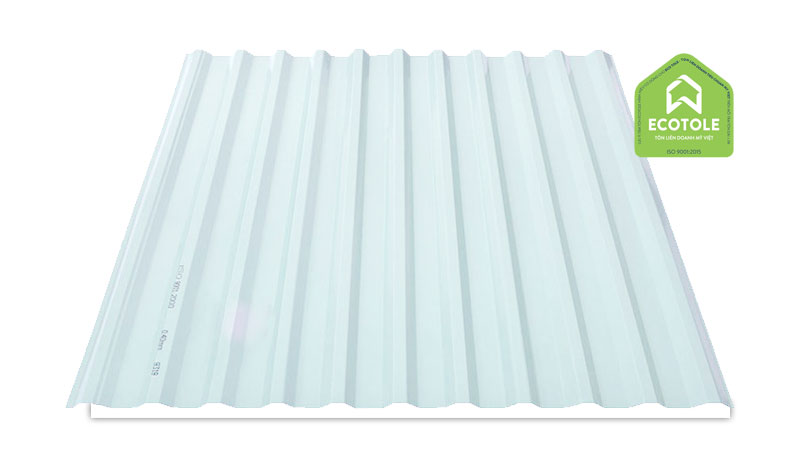 Tôn cách nhiệt Ecotole 11 sóng 1.08m