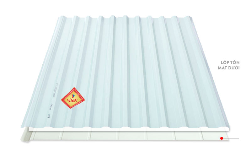 Tôn chống cháy Vitek 11 sóng khổ 1.08m