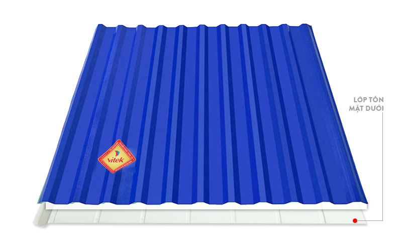 Tôn chống cháy Vitek 11 sóng khổ 1.08m
