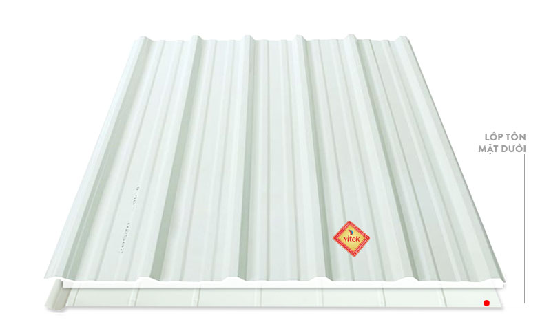 Tôn chống cháy Vitek 6 sóng khổ 1.08m