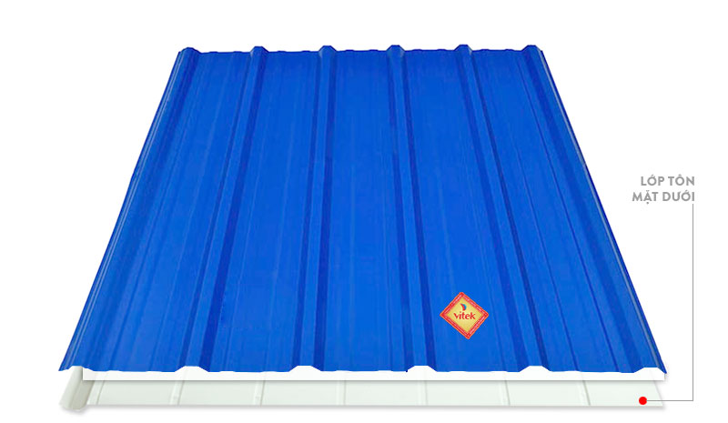 Tôn chống cháy Vitek 6 sóng khổ 1.08m