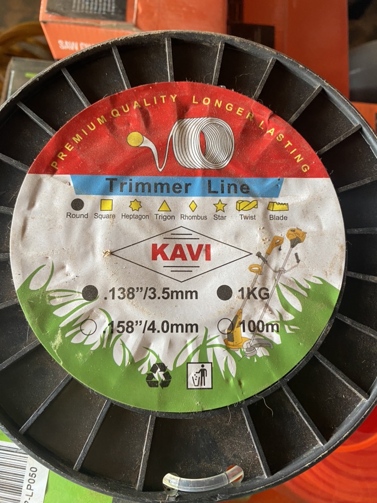 Combo 1 kg cước tròn trong Kavi 3,5mm và 1 bát cước cải tiến