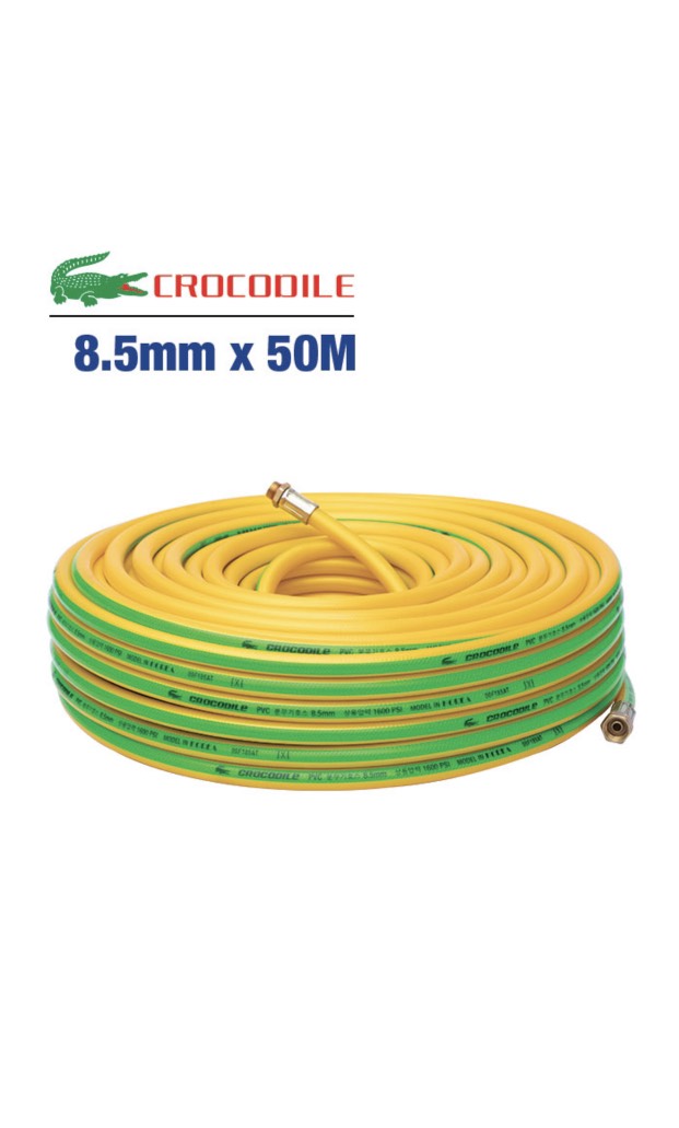 ONG HƠI PVC CÁ SẤU 8.5MM X 50M (VÀNG)