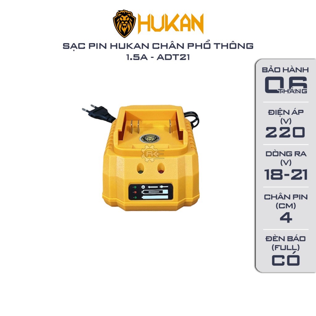 Bộ sạc 1.5A HUKAN
