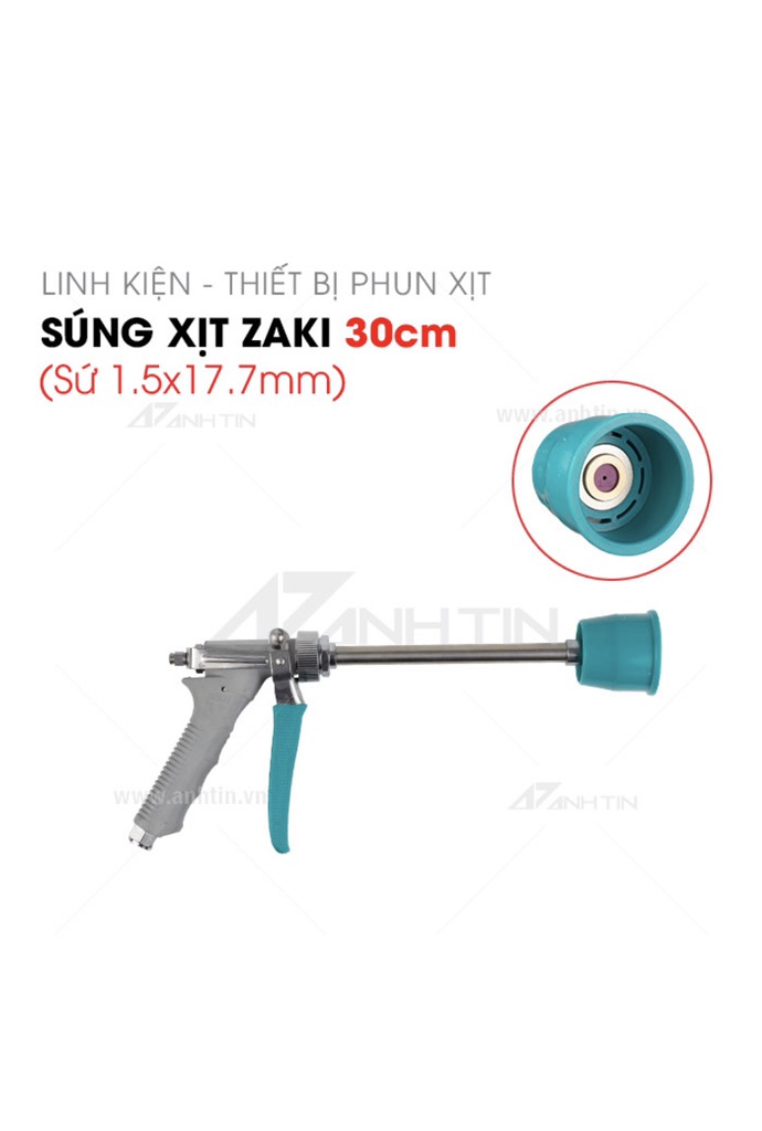 Cần xịt áp cao ZAKI - 30cm - phun xịt thuốc (tặng kèm 1 bét sứ 1.2mm)