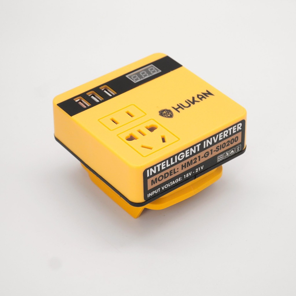 Đế chuyển đổi nguồn điện HM21-G1GSI0200 Từ 12V qua 220V dùng sạc điện thoại và thắp sáng