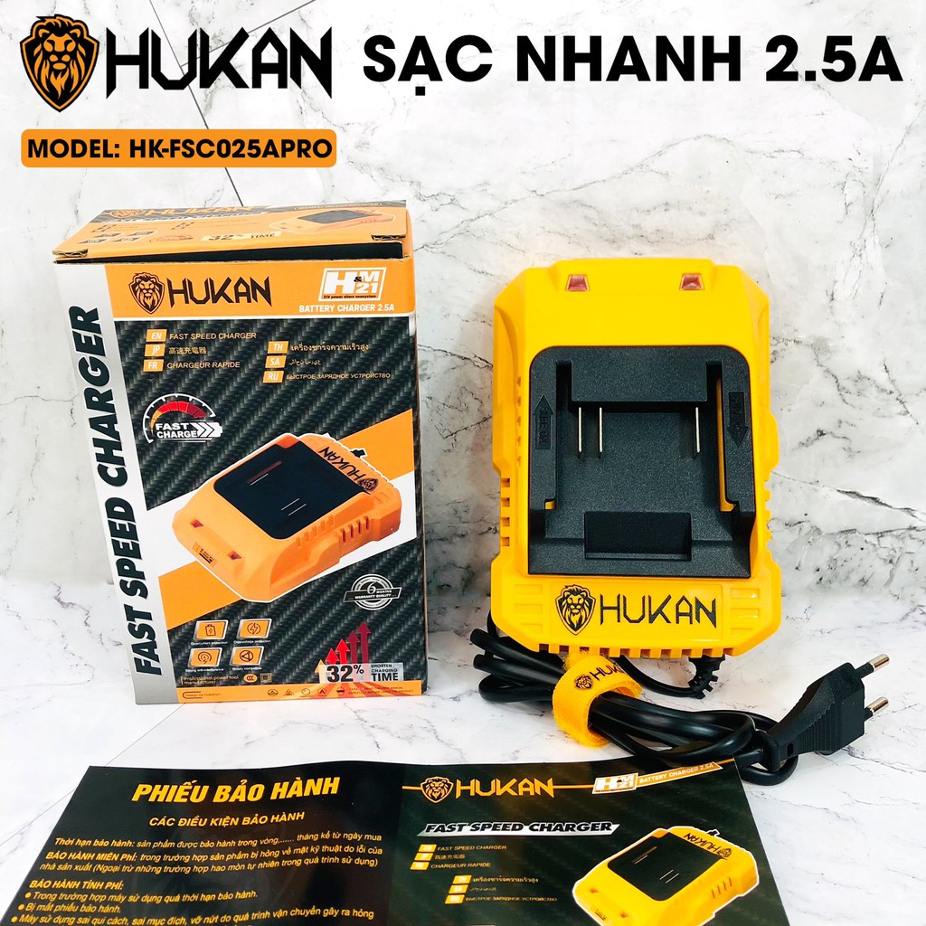 Bộ sạc nhanh 2,5A HUKAN