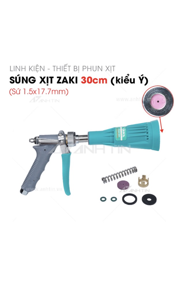 Cân Xit Loa Xanh 30cm BÉT SỨ 1.2mm ZAKI