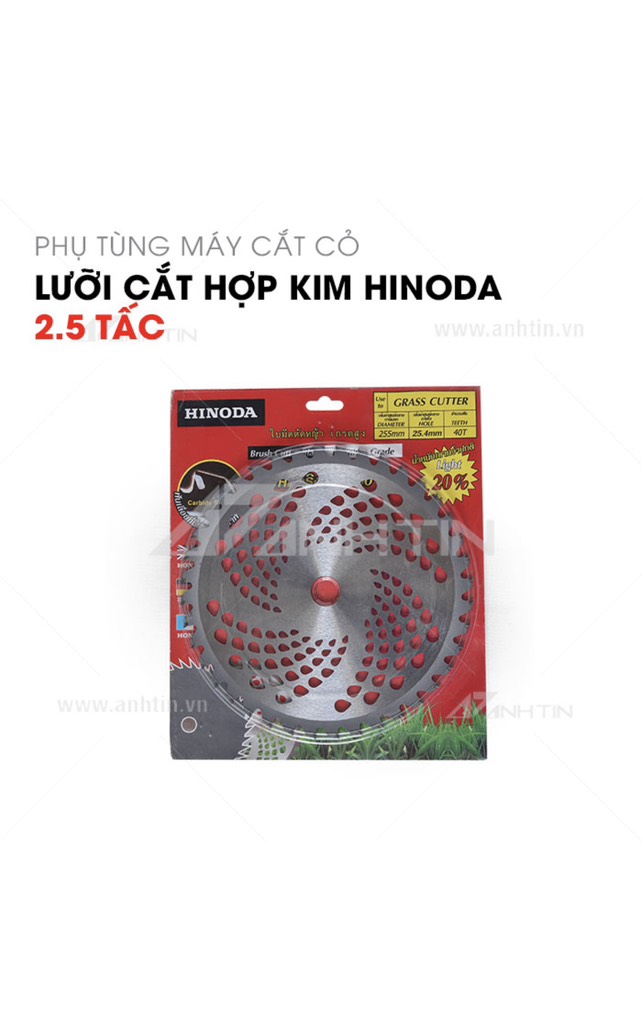 LƯOI CAT CỎ HỢP KIM HINODA 2.5 TẤC