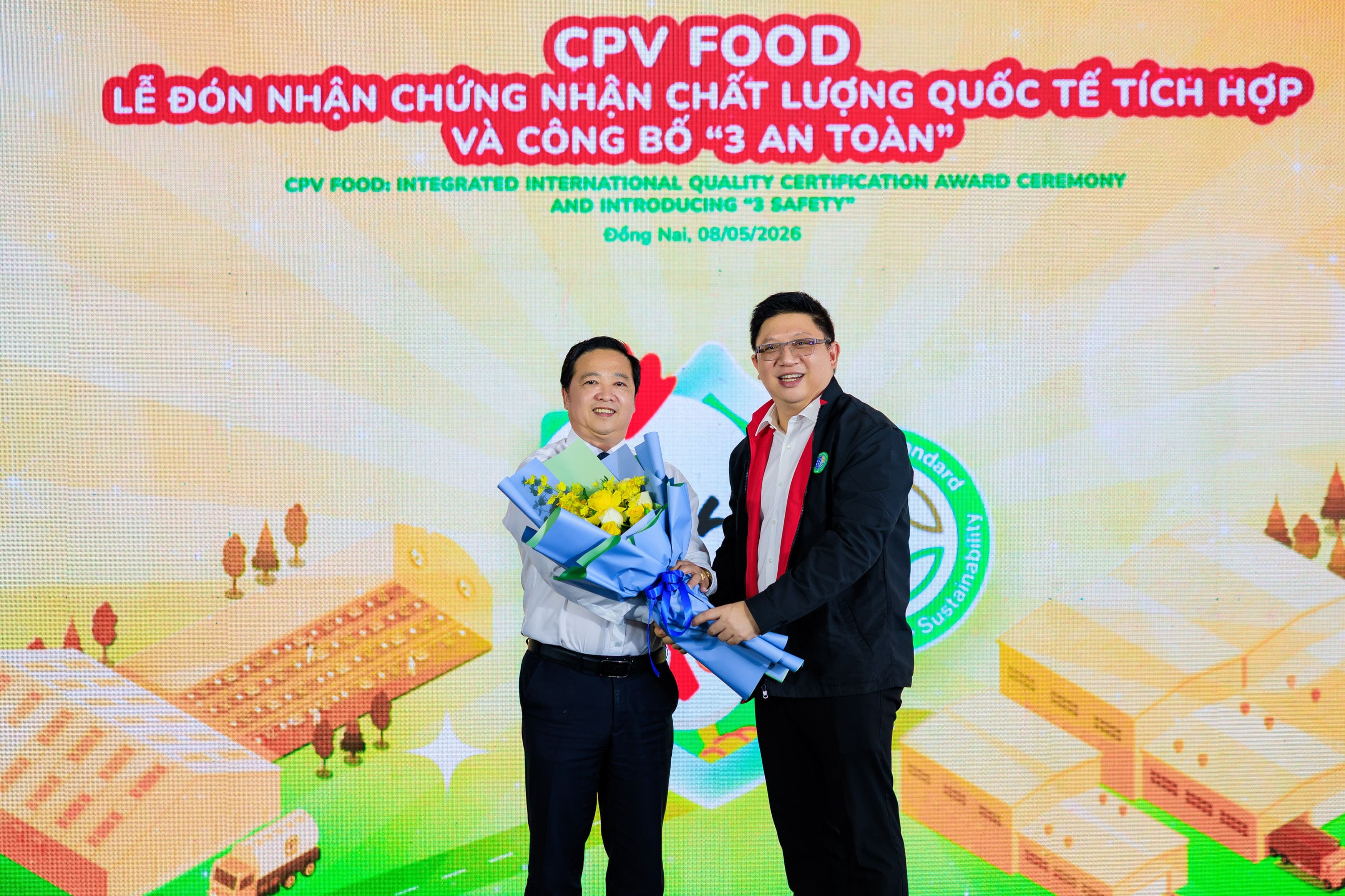 CPV FOOD ĐẠT CHỨNG NHẬN QUỐC TẾ TÍCH HỢP: KHẲNG ĐỊNH CHUẨN AN TOÀN THỰC PHẨM
