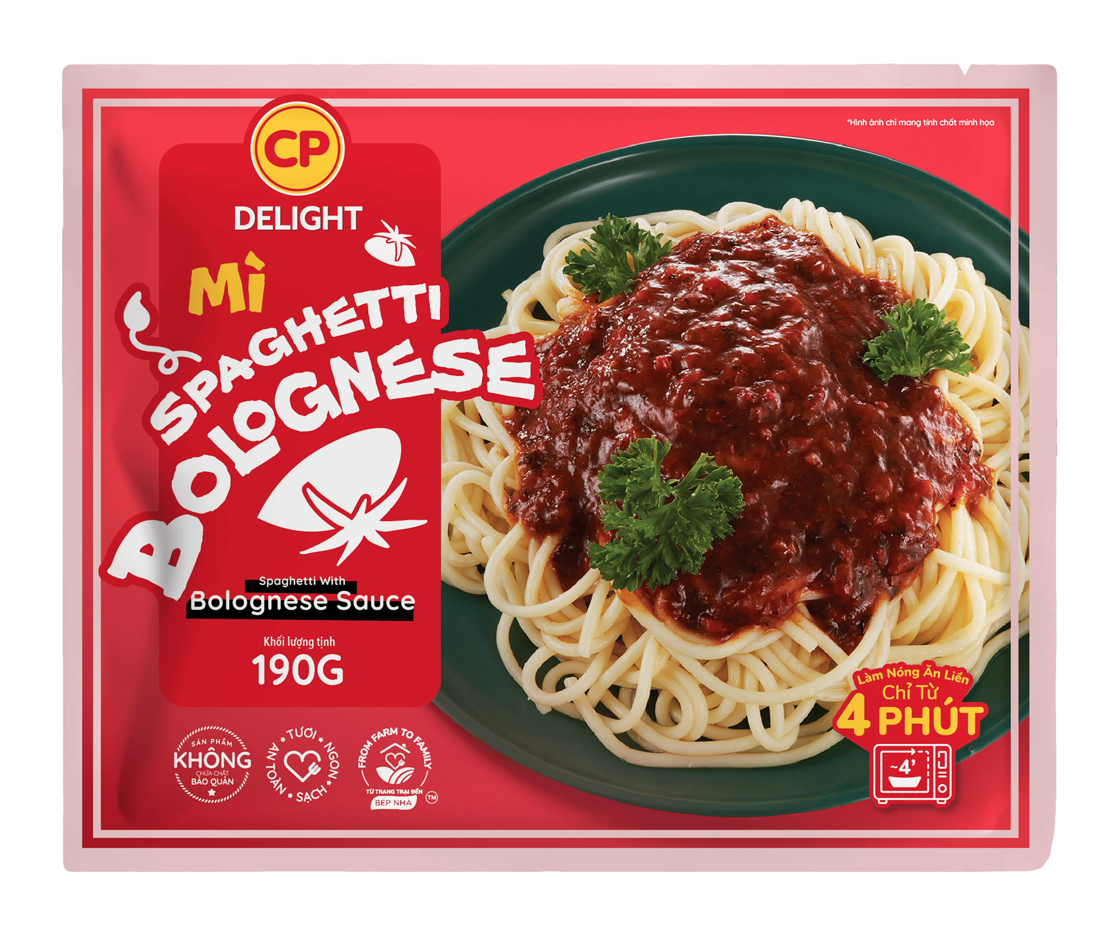 CP Delight Mì Spaghetti Bolognese