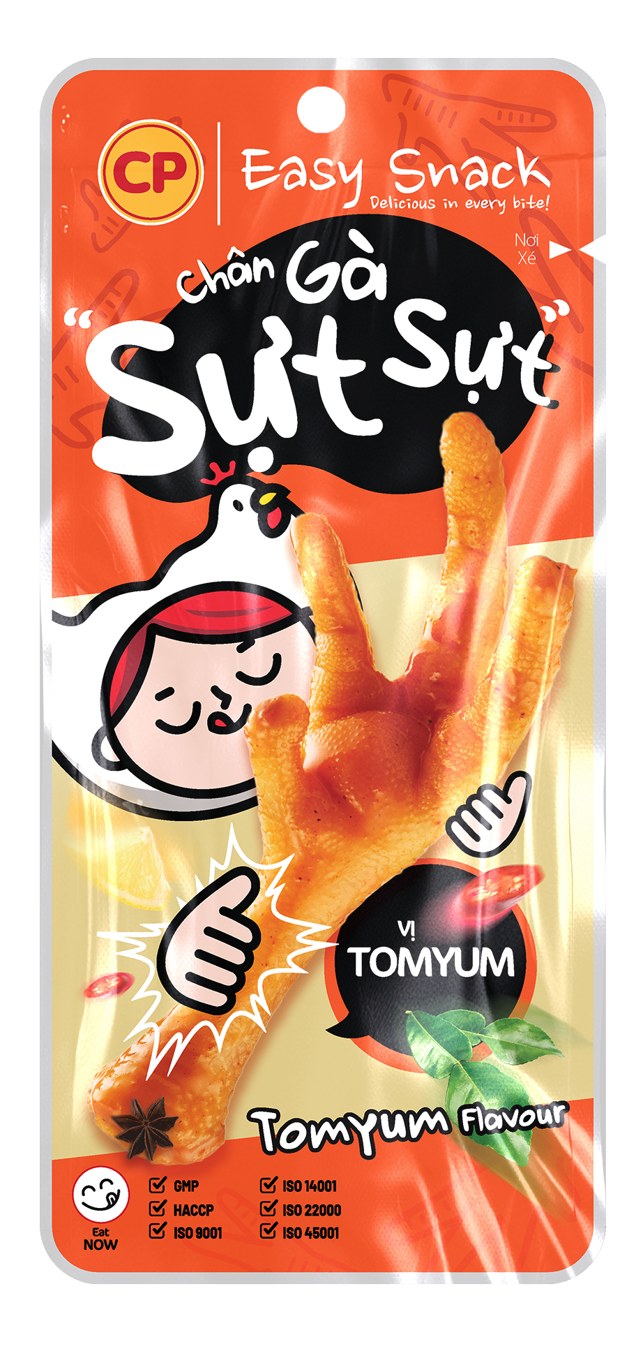CP Snack Chân Gà Sựt Sựt - Vị Tomyum