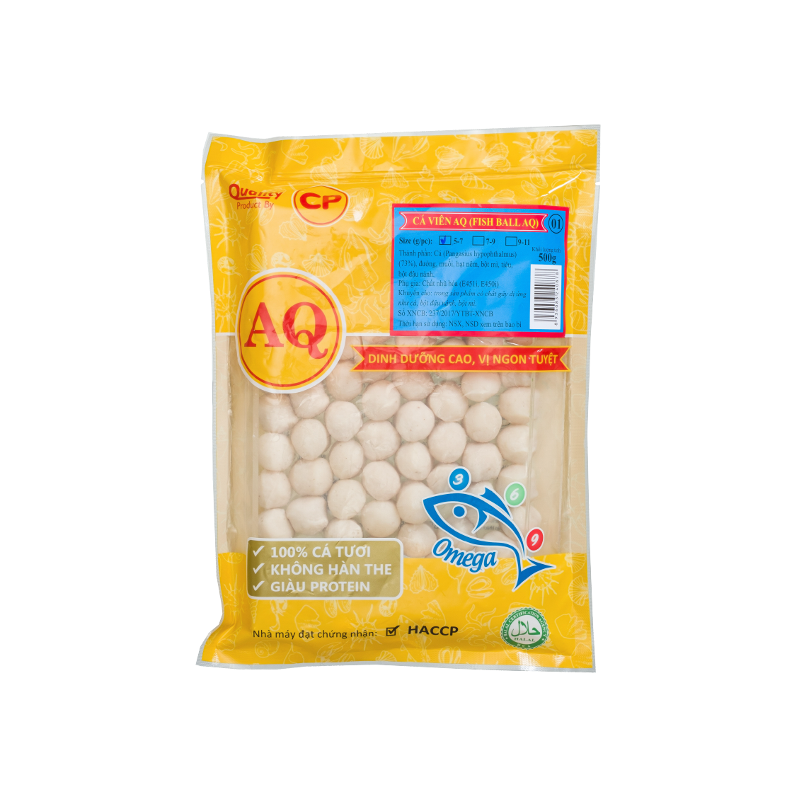 CP Cá Viên AQ Size 5-7G