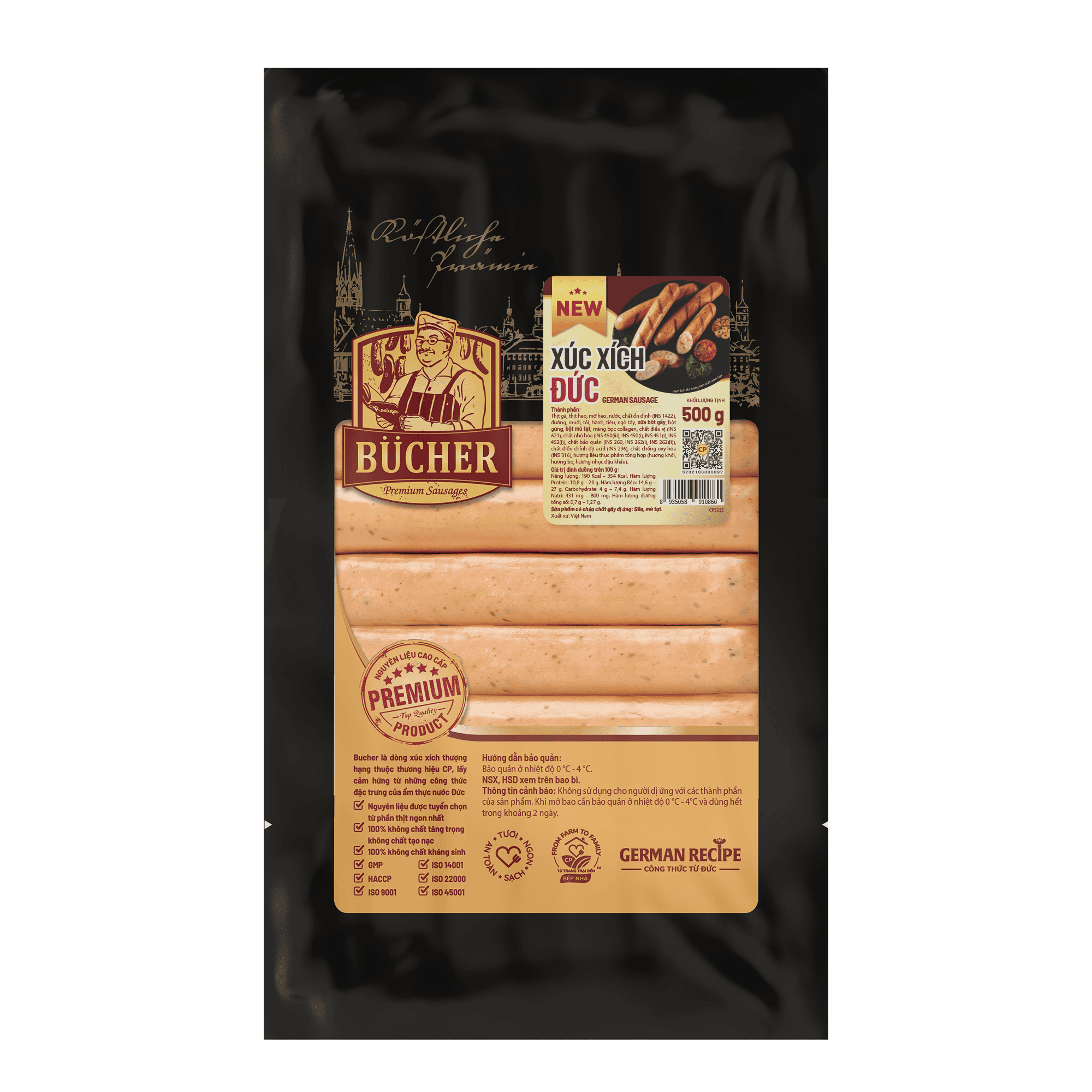 CP Bucher Xúc Xích Đức