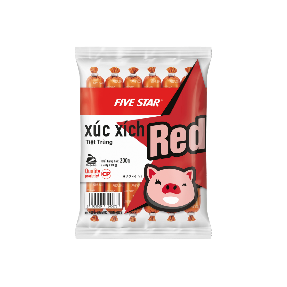 CP Xúc Xích Heo RED Five Star