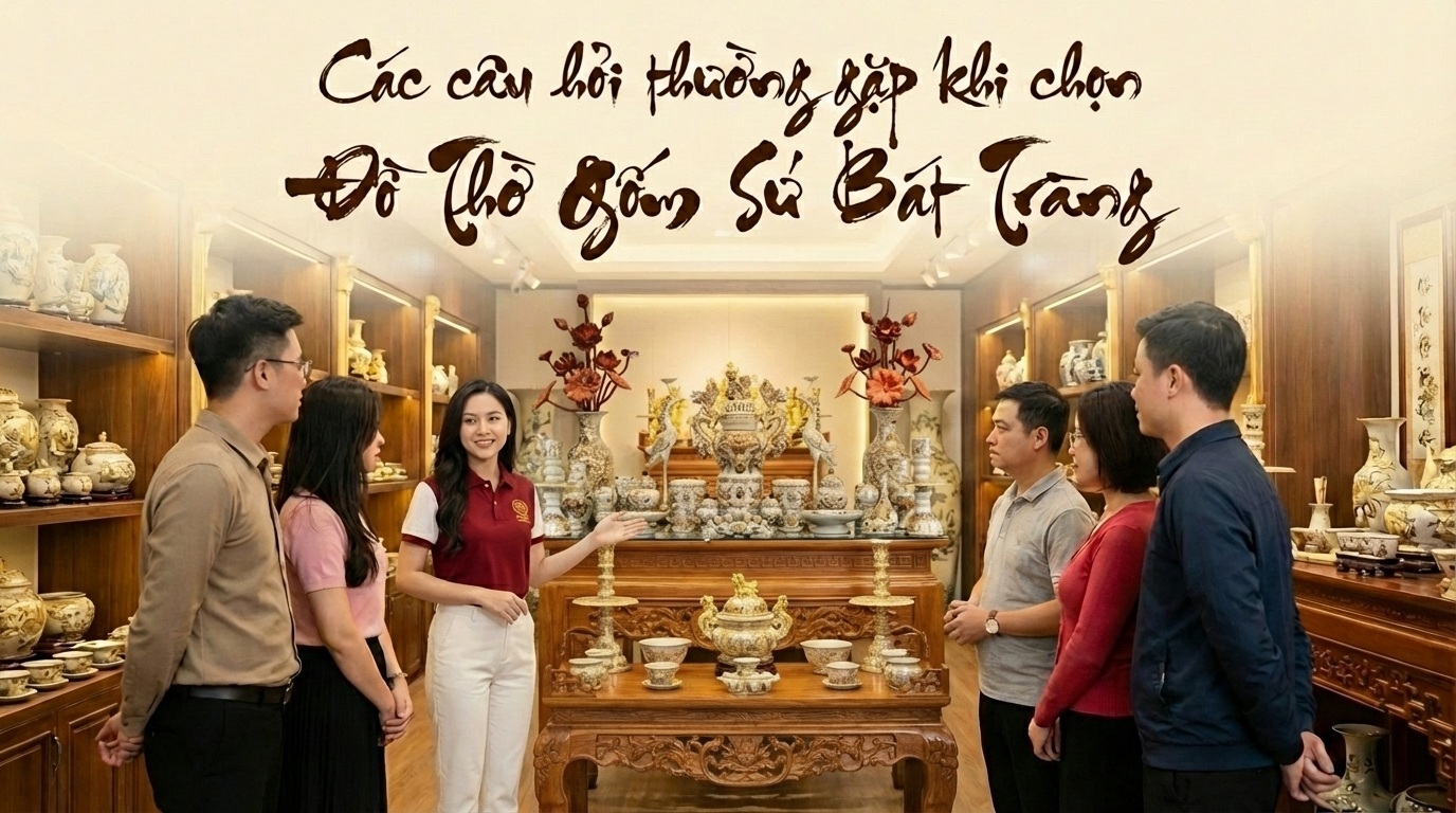 Các câu hỏi thường gặp khi chọn Đồ Thờ Gốm Sứ Bát Tràng