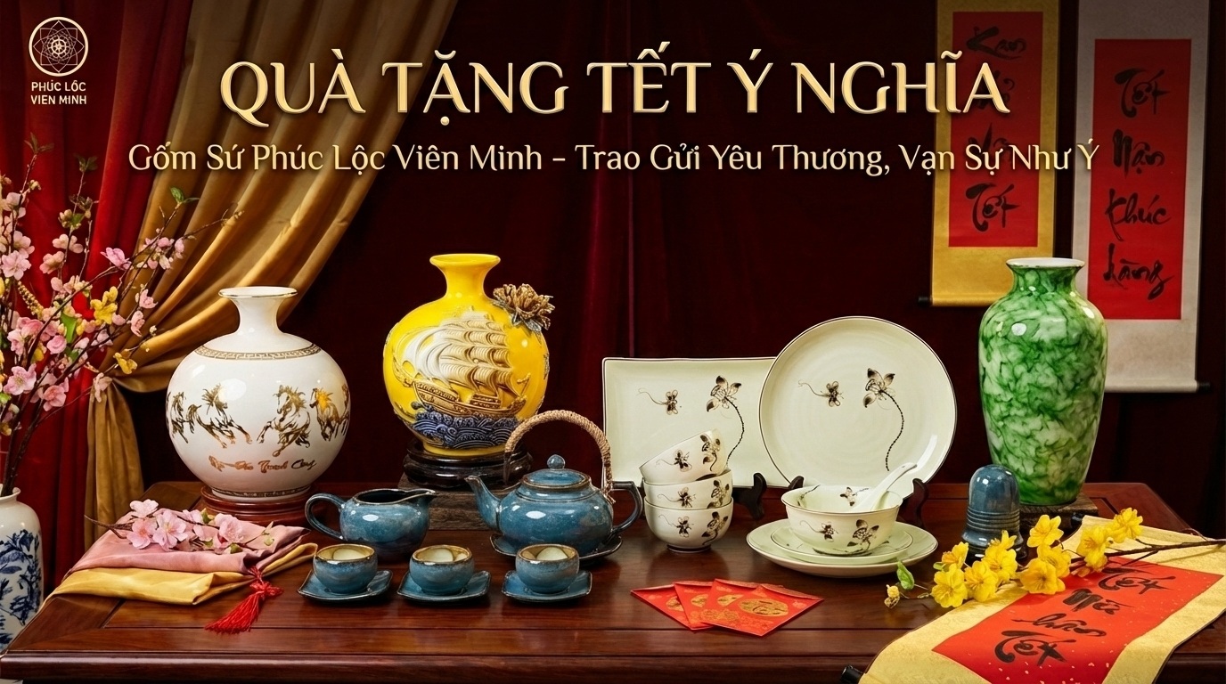 Gốm Sứ Bát Tràng Các Mẫu Quà Tặng Tết 2026