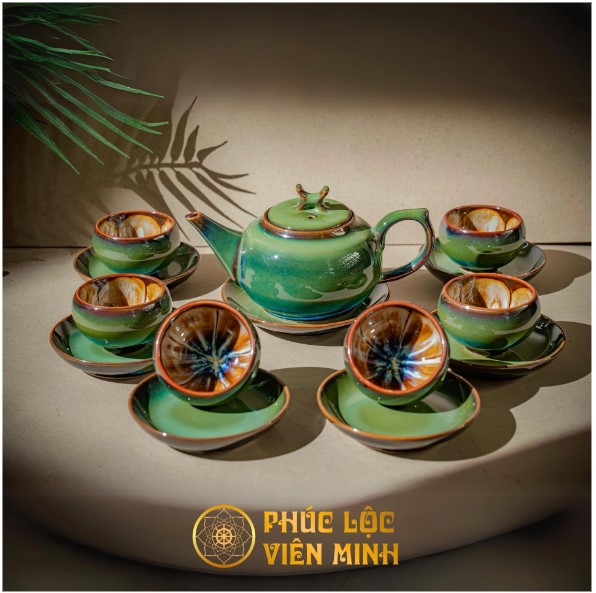 Ấm Chén Cao Cấp Gốm Sứ Bát Tràng