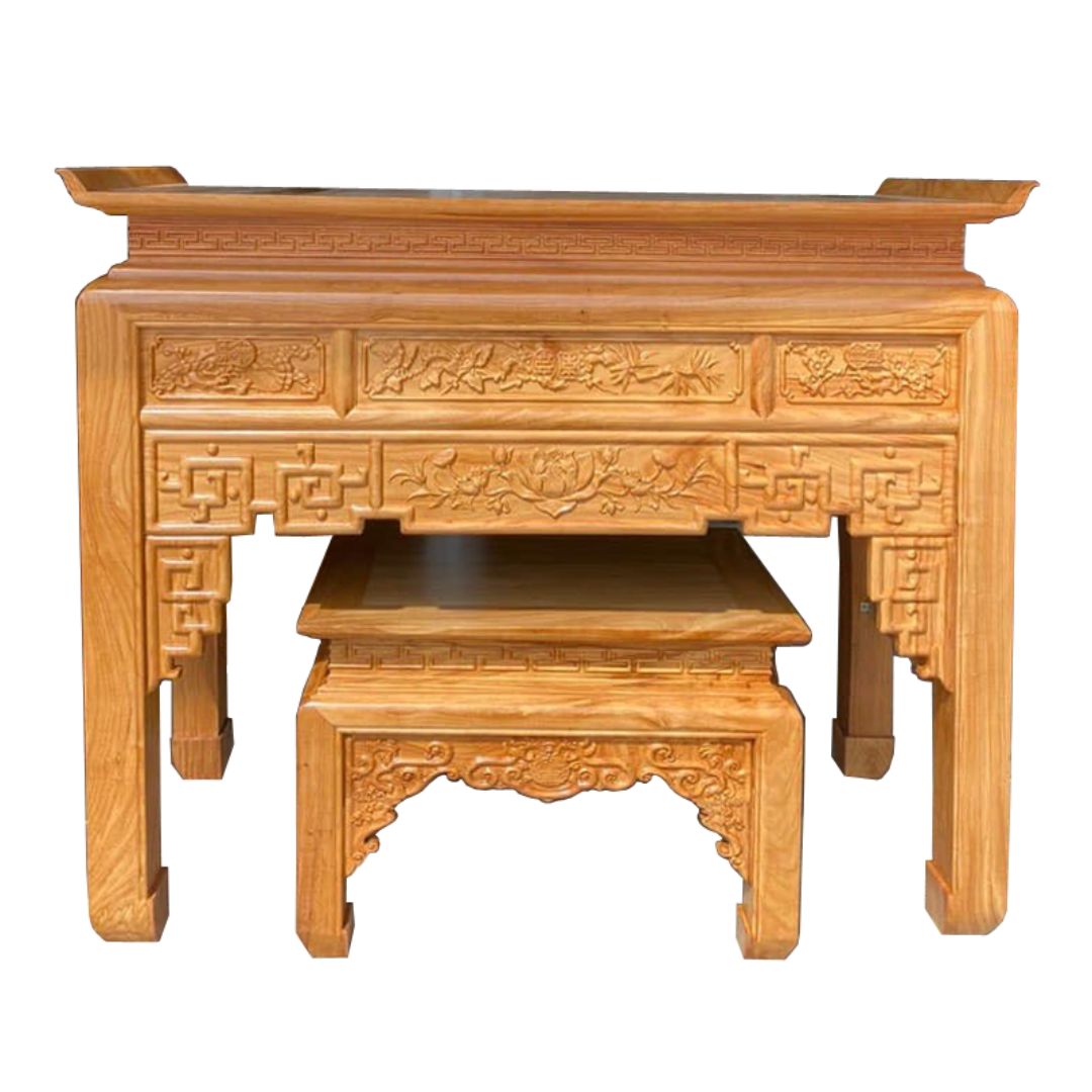 Bàn Thờ Gia Tiên - Gốm Sứ Phúc Lộc Viên Minh