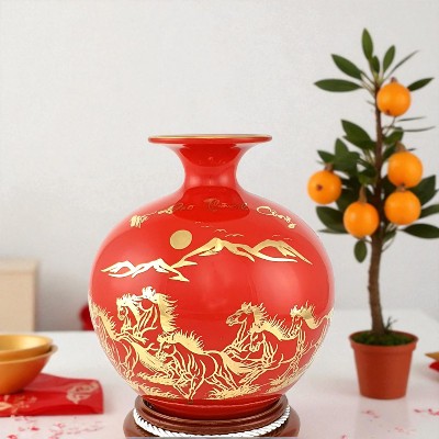 Bình hút lộc cho người mệnh Hỏa - Phúc lộc Viên Minh
