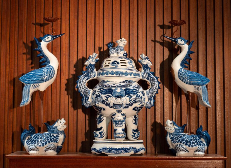 Bộ Tam Sự - Gốm Sứ Bát Tràng Cao Cấp