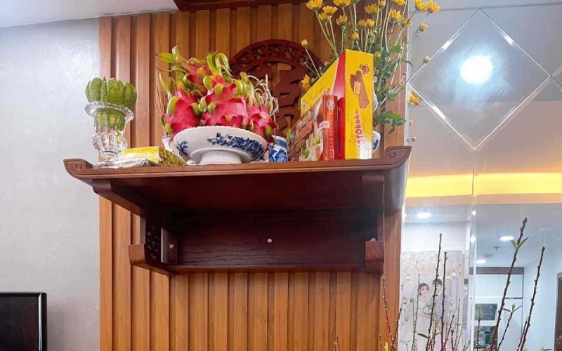 Cách Bài Trí Ly Phật Thủ Trên Bàn Thờ Ông Táo - Phúc Lộc Viên Minh