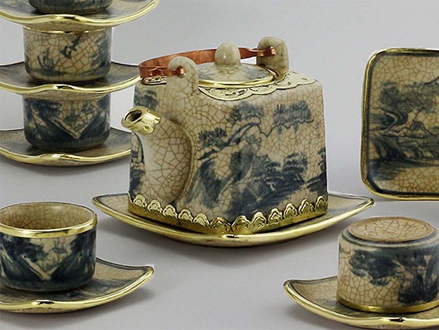 Sản phẩm Gốm Sứ Bát Tràng Men rạn trơn