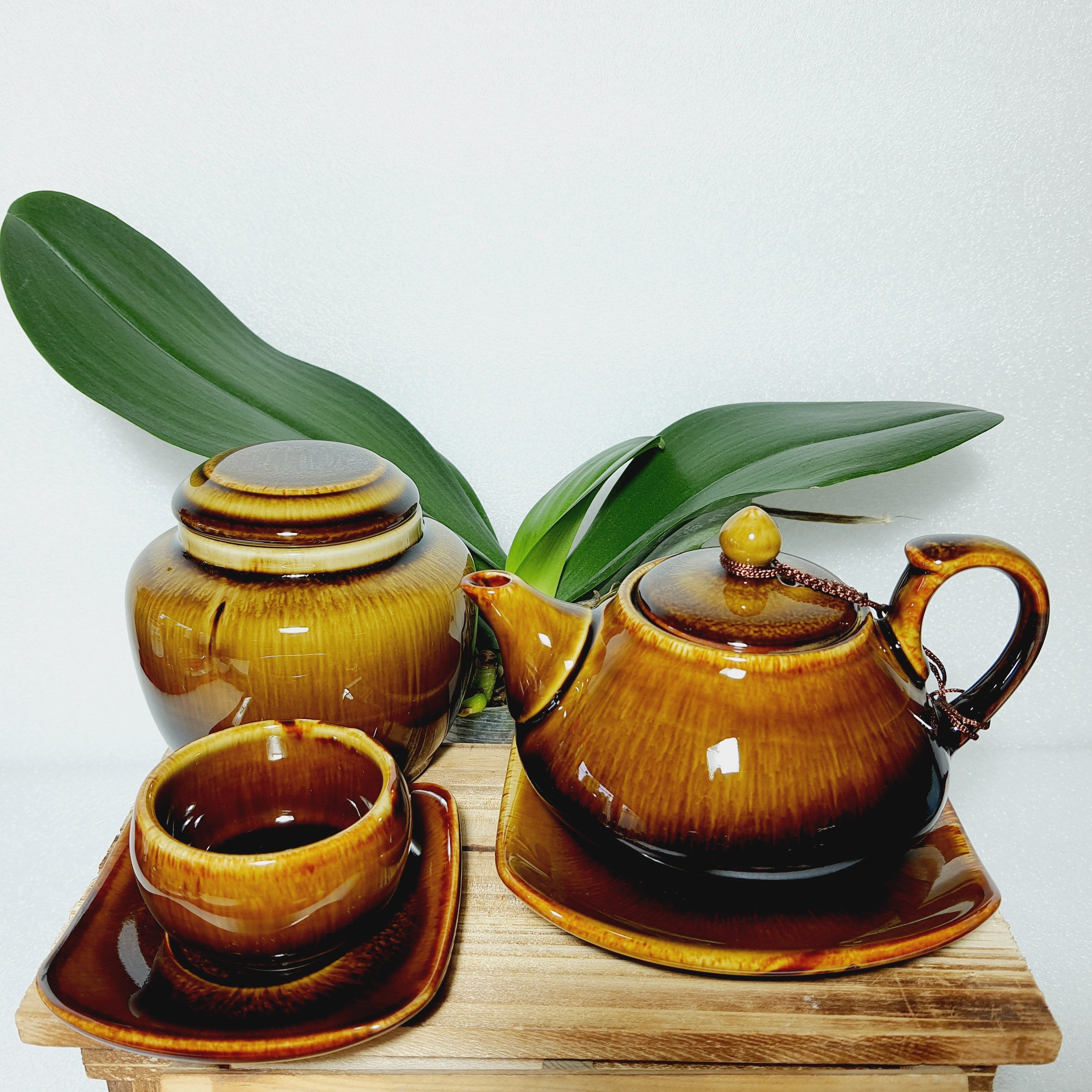 Gốm Sứ Men Hoả Biến Bát Tràng - Phúc Lộc Viên Minh