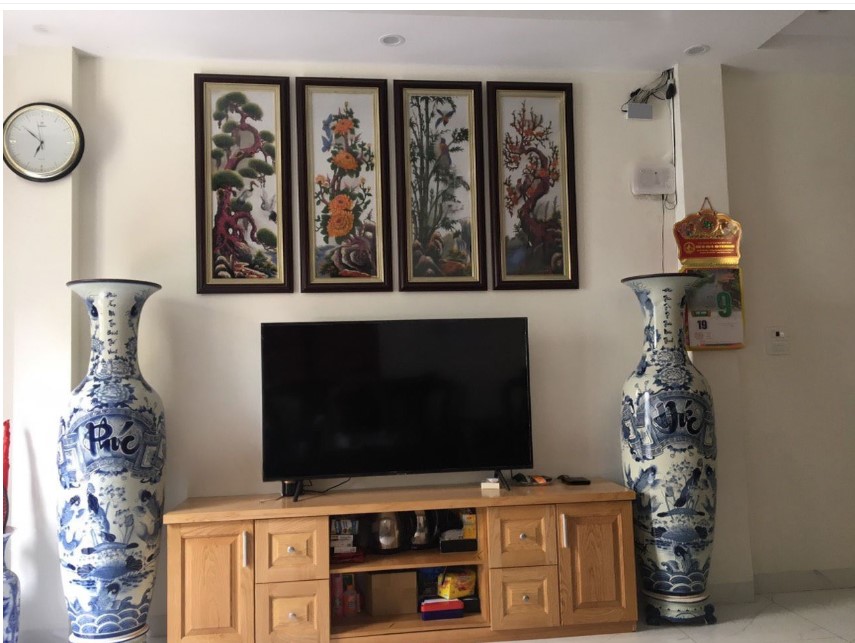 Bài Trí Gốm Sứ Bát Tràng Cao Cấp Phòng Khách
