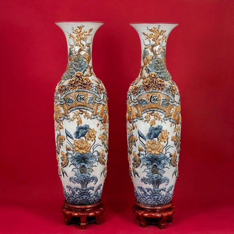 Lộc Bình Sứ Bát Tràng - Gốm Sứ Phúc Lộc Viên Minh