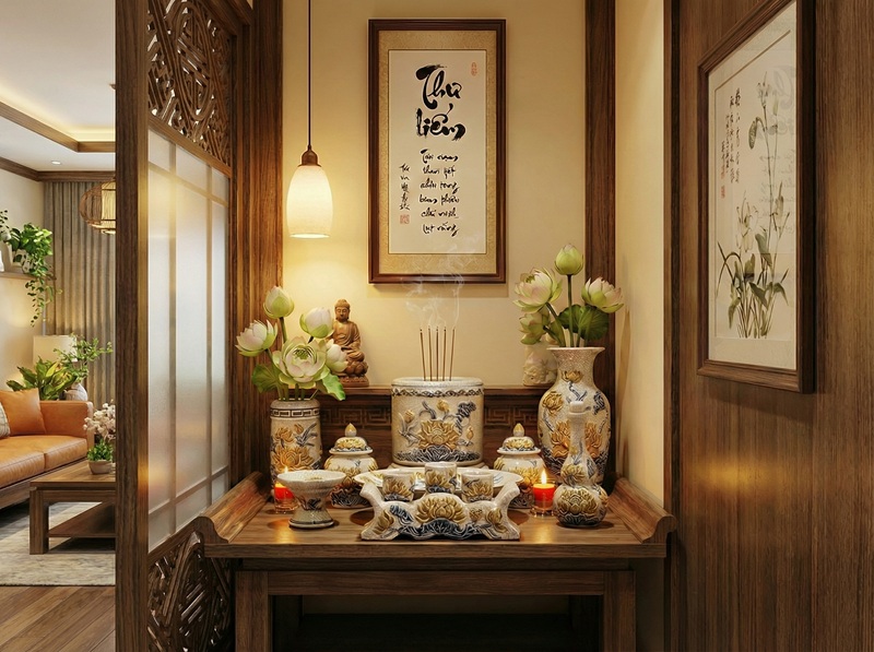 Sự thanh tịnh của không gian thờ tự