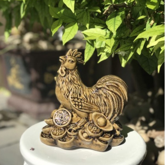 Tượng Gà Trong Bộ 12 Con Giáp - Gốm Sứ Bát Tràng - Phúc Lộc Viên Minh