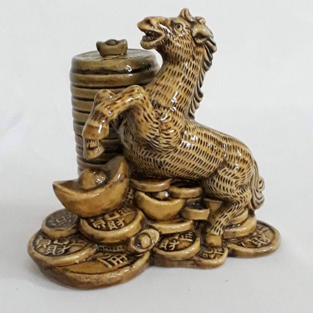 Tượng Ngựa Trong Bộ 12 Con Giáp - Gốm Sứ Bát Tràng - Phúc Lộc Viên Minh