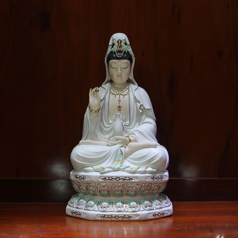 Tượng Phật Bà Quan Âm - Gốm Sứ Cao Cấp