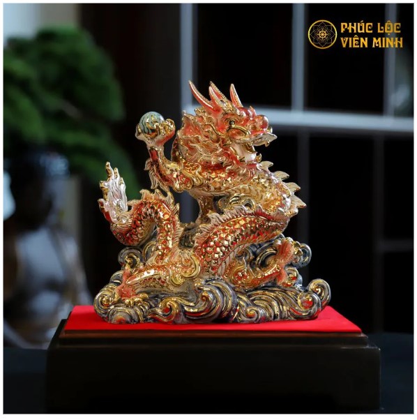 Tượng Rồng Decor Gốm Sứ Bát Tràng