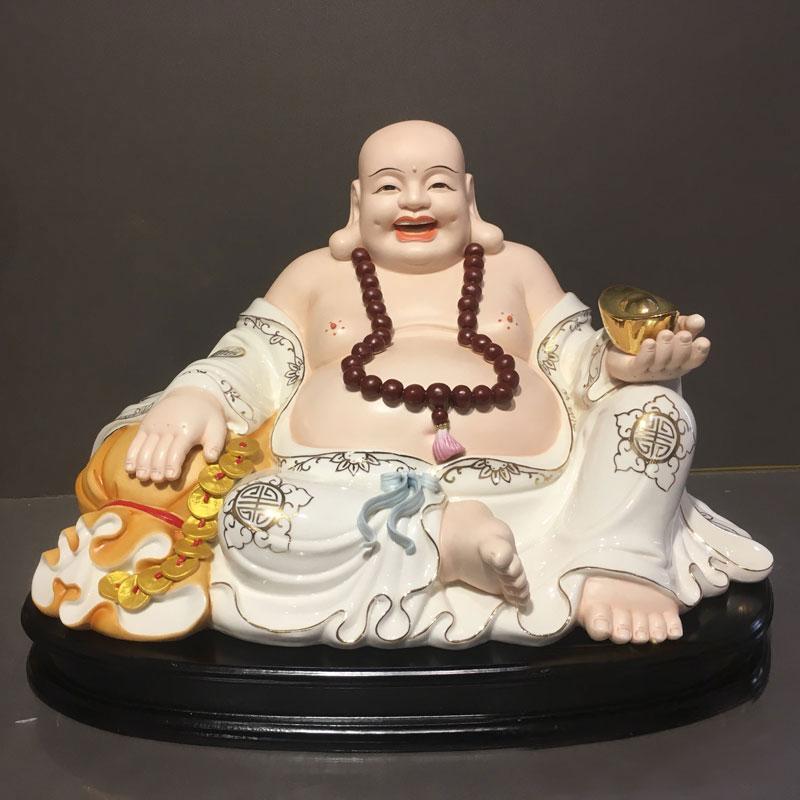 Tượng Sứ Ngài Di Lặc Mang Ý Nghĩa Phong Thuỷ - Gốm Sứ Bát Tràng - Phúc Lộc Viên Minh