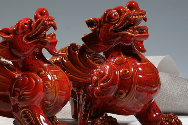 Tượng Tỳ Hưu - Gốm Sứ Bát Tràng
