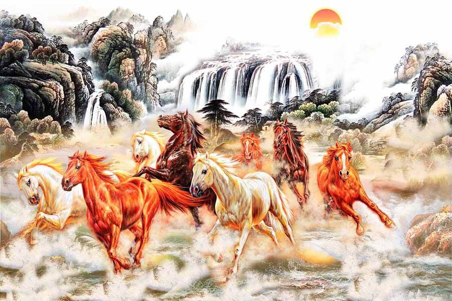 Ý Nghĩa Hình Ảnh Mã Đáo Thành Công - Bát Mã Truy Phong Trên Gốm Sứ Bát Tràng - Phúc Lộc Viên Minh