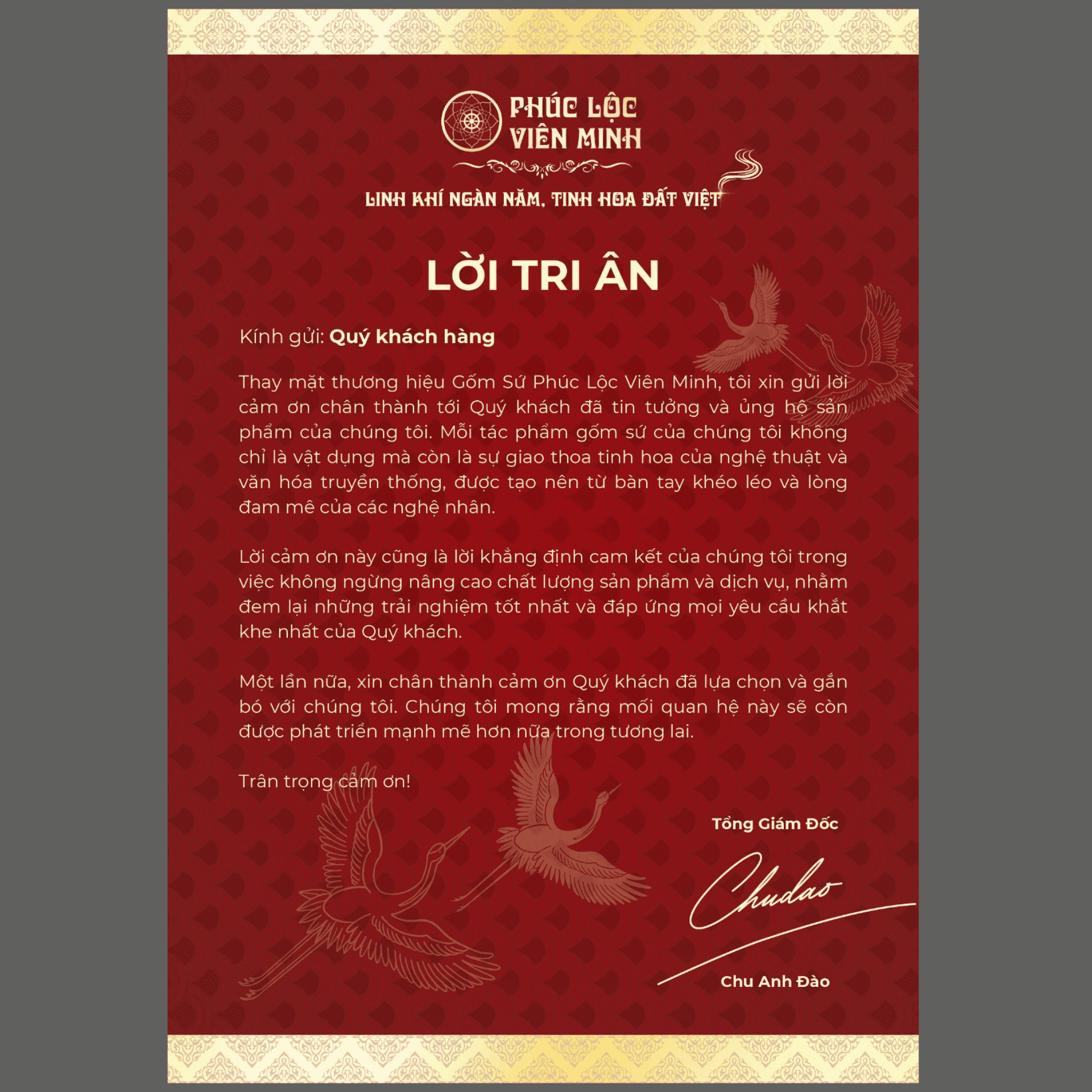 Hồ Lô Trăm Hoa Đua Nở Chữ Lộc Đắp Nổi Men Xanh Lục Bảo Vẽ Vàng Gốm Sứ Bát Tràng - Phúc Lộc Viên Minh