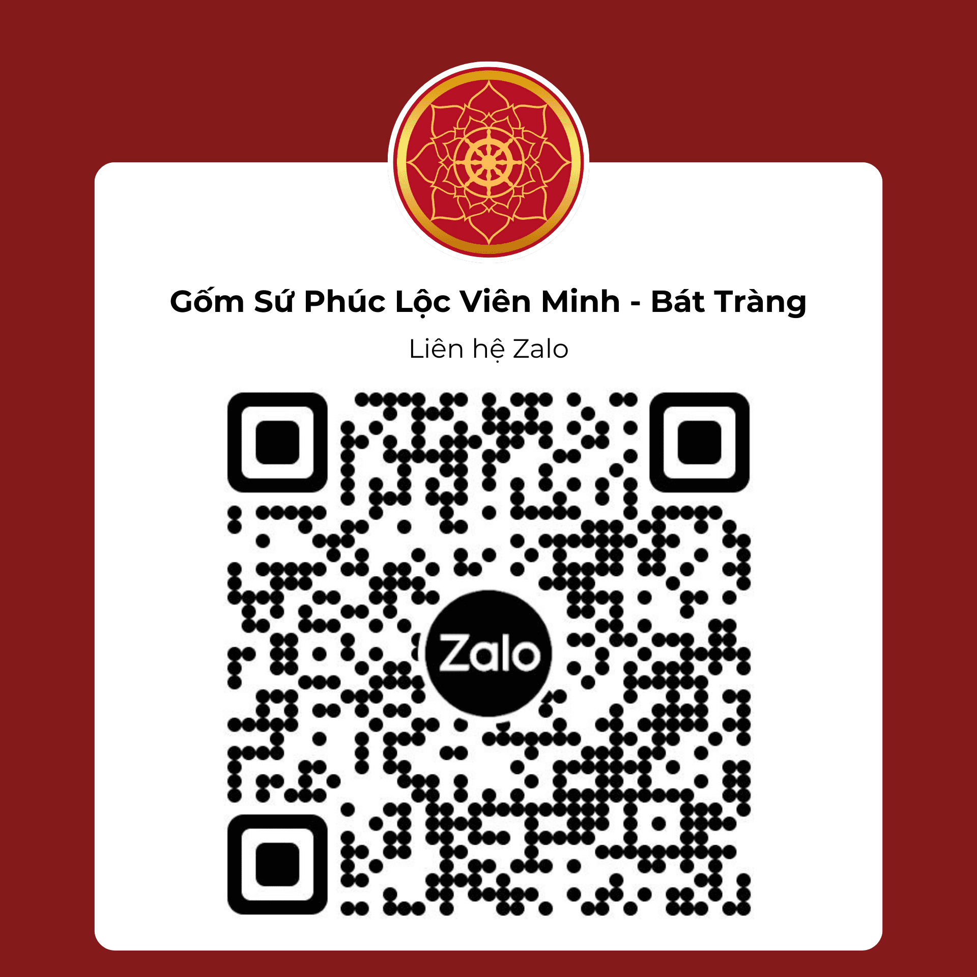 Bình Hút Lộc Nhị Cảnh Vẽ Màu Vàng Kim Gốm Sứ Bát Tràng - Phúc Lộc Viên Minh