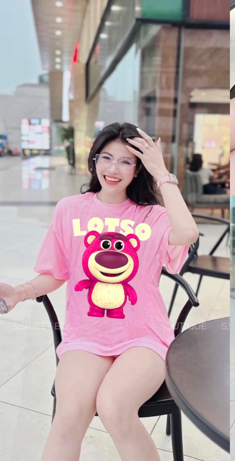 Áo Gấu Dâu LOTSO (12-22kg)