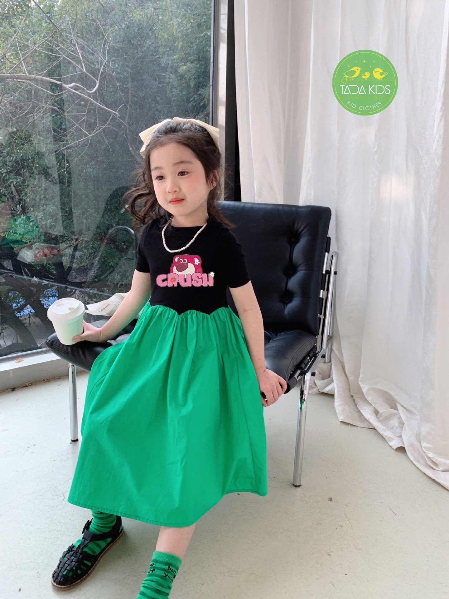 Váy gấu dâu CRUSH 12-26Kg
