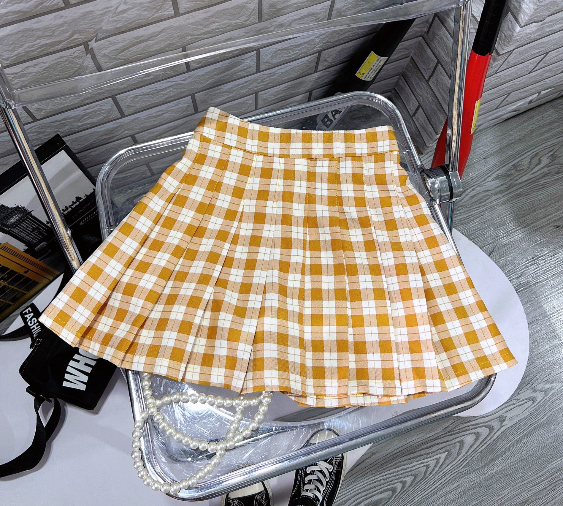 Chân váy kate Caro cho bé từ 15-26Kg