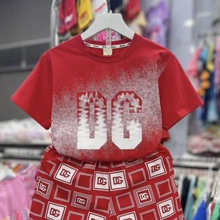 Bộ cotton in D.G phun sơn cho bé trai từ 26-38Kg