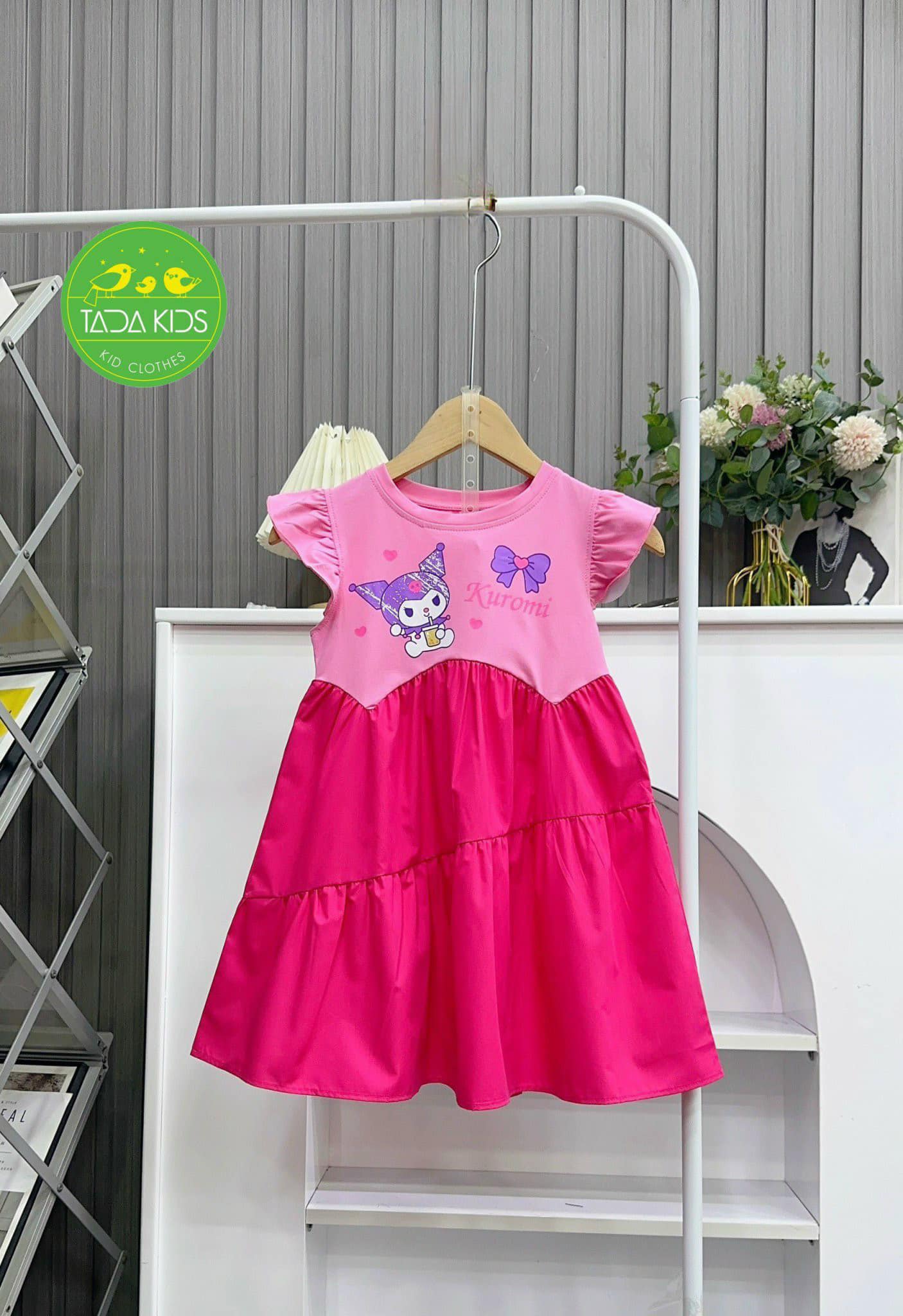 Đầm cánh tiên in Kuromi size từ 10-26Kg