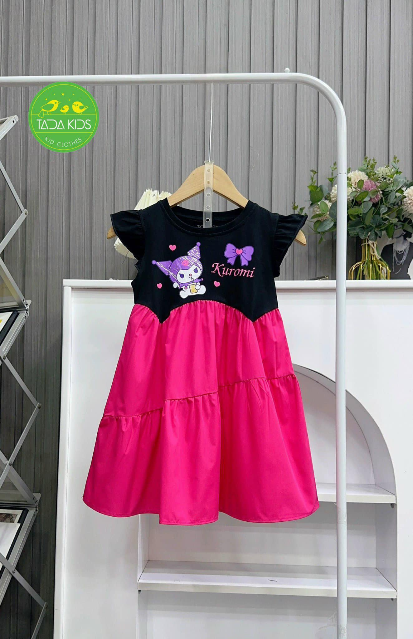 Đầm cánh tiên in Kuromi size từ 10-26Kg
