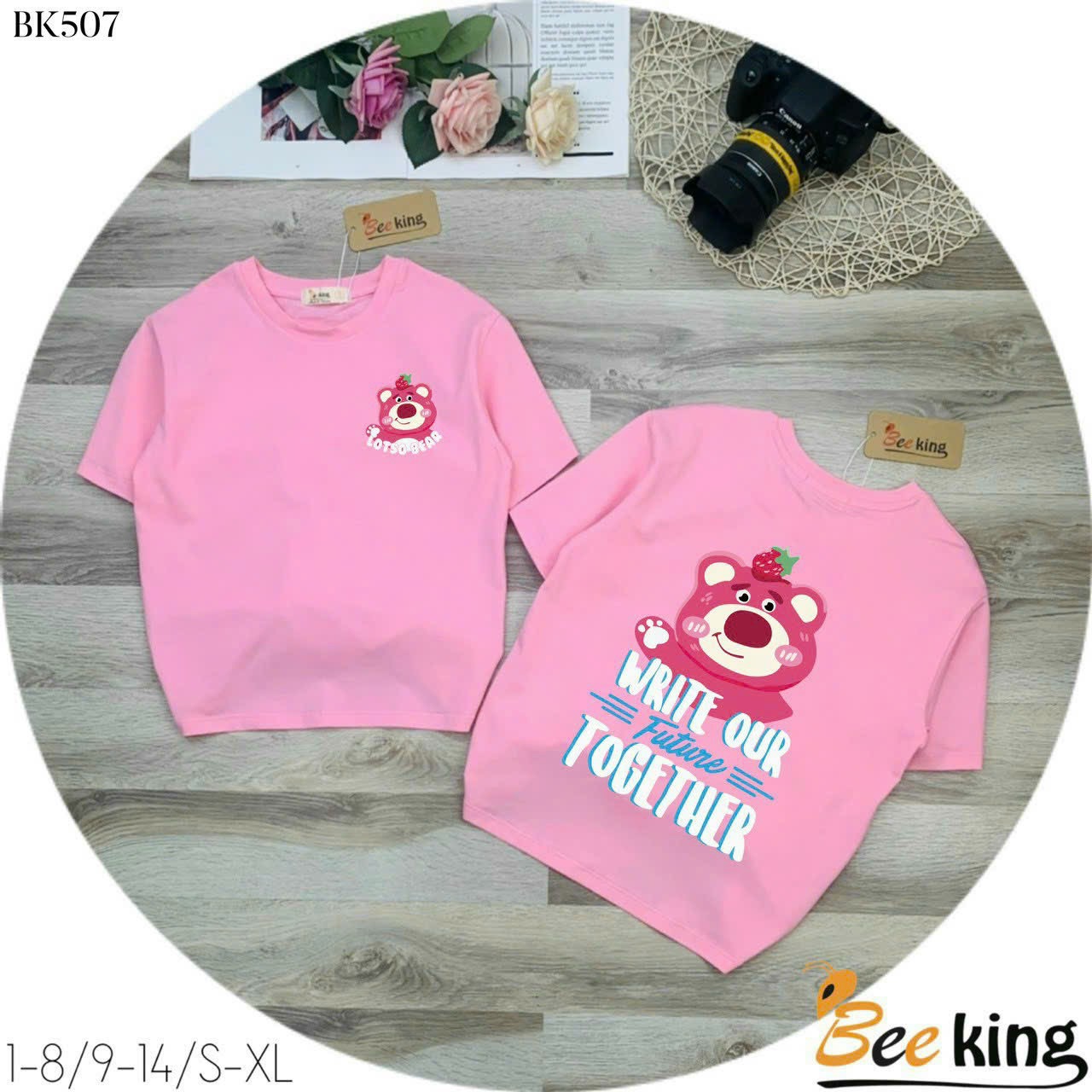 Áo Gấu dâu BK (nhí)